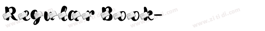 Regular Book字体转换 Regular Book字体转换